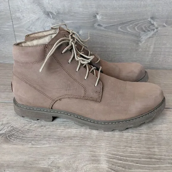 Sorel Madson II Chukka Boots Mens Size 10 Brown Suede Leather Waterproof Lace Up